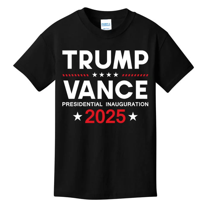 President Trump Vance Inauguration Day 2025 Usa Design Kids T-Shirt