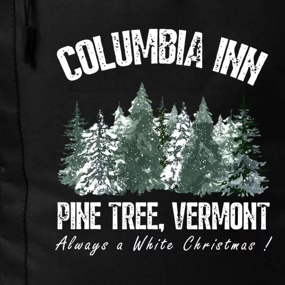 Pine Tree Vermont Always A White Christmas Tree Holiday Daily Commute Backpack