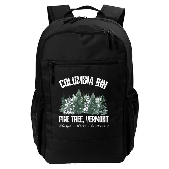 Pine Tree Vermont Always A White Christmas Tree Holiday Daily Commute Backpack