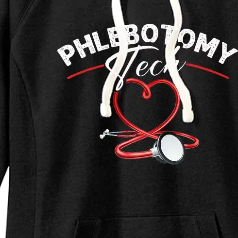 Phlebotomy Tech Veins Phlebotomy Technician Phlebotomist Women's Fleece Hoodie