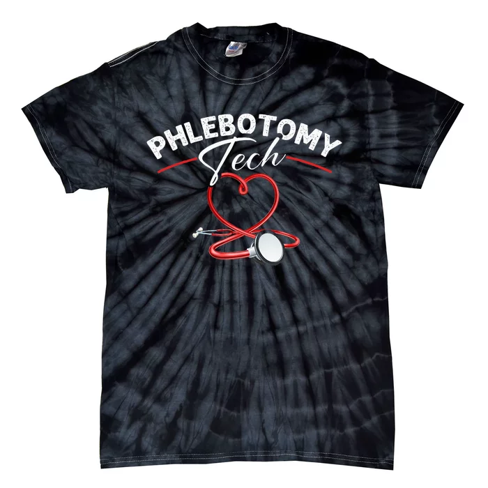 Phlebotomy Tech Veins Phlebotomy Technician Phlebotomist Tie-Dye T-Shirt