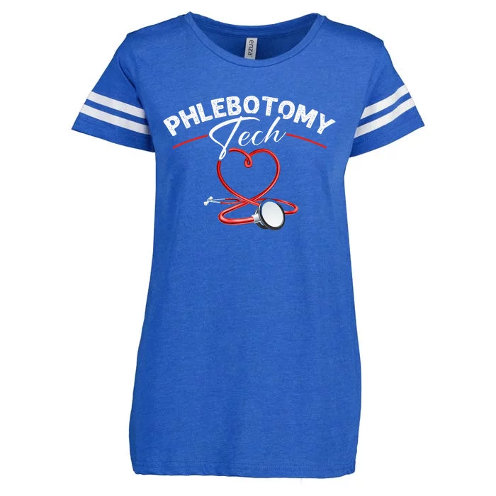 Phlebotomy Tech Veins Phlebotomy Technician Phlebotomist Enza Ladies Jersey Football T-Shirt