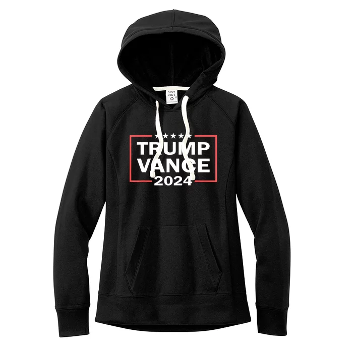 Patriotic Trump Vance 2024 For President Vp Usa Election Gift Women's Fleece Hoodie