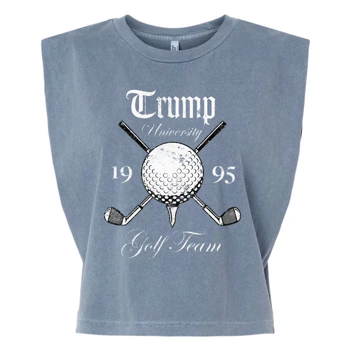 Pro Trump Vintage University Golf Team Funny Gift Garment-Dyed Women's Muscle Tee