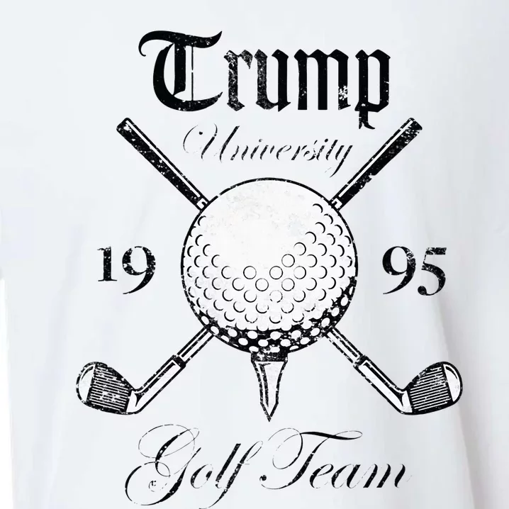 Pro Trump Vintage University Golf Team Funny Gift Sueded Cloud Jersey T-Shirt