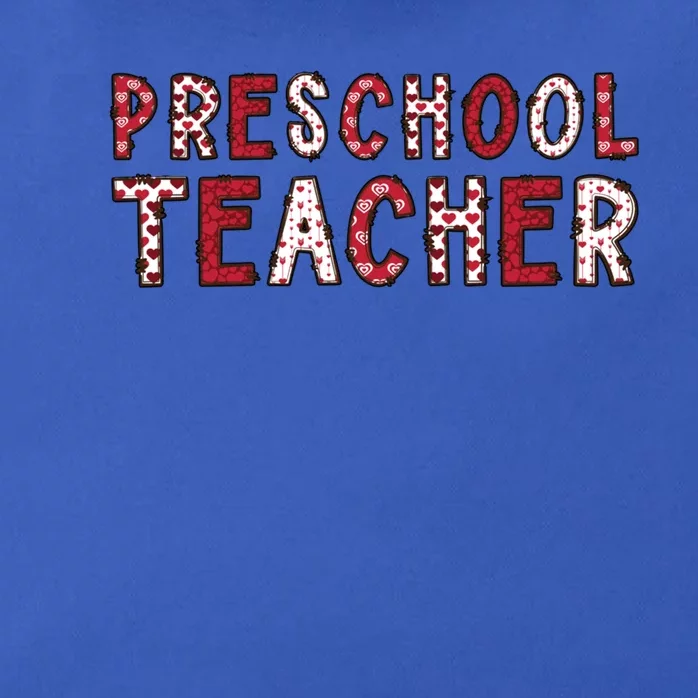 Preschool Teacher Valentines Day Preschool Teaching Gift Zip Tote Bag