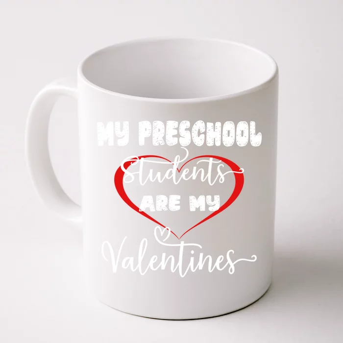 Preschool Teacher Valentine's Day Gift Student's Valentines Gift Front & Back Coffee Mug