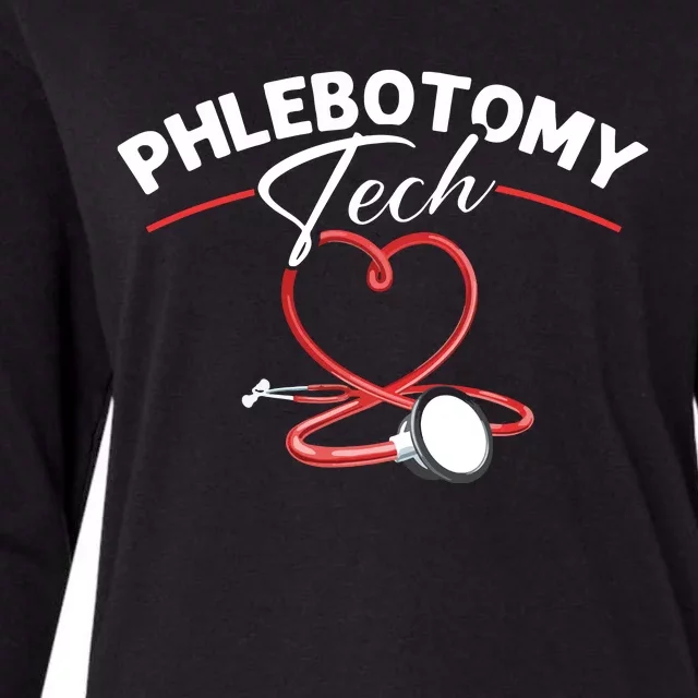 Phlebotomy Tech Veins Phlebotomy Technician Phlebotomist Womens Cotton Relaxed Long Sleeve T-Shirt