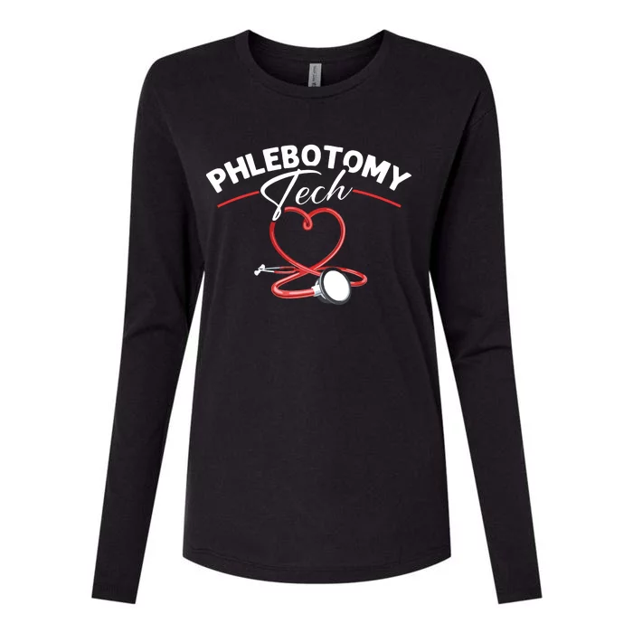 Phlebotomy Tech Veins Phlebotomy Technician Phlebotomist Womens Cotton Relaxed Long Sleeve T-Shirt