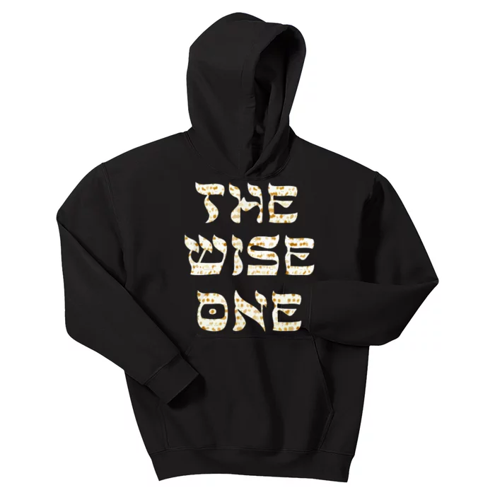 Passover The Wise One Funny Pesach Gift Kids Hoodie