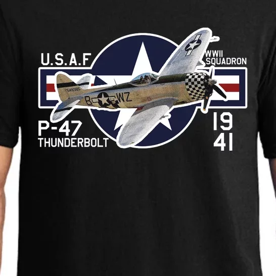 P47 Thunderbolt Ww2 Pajama Set