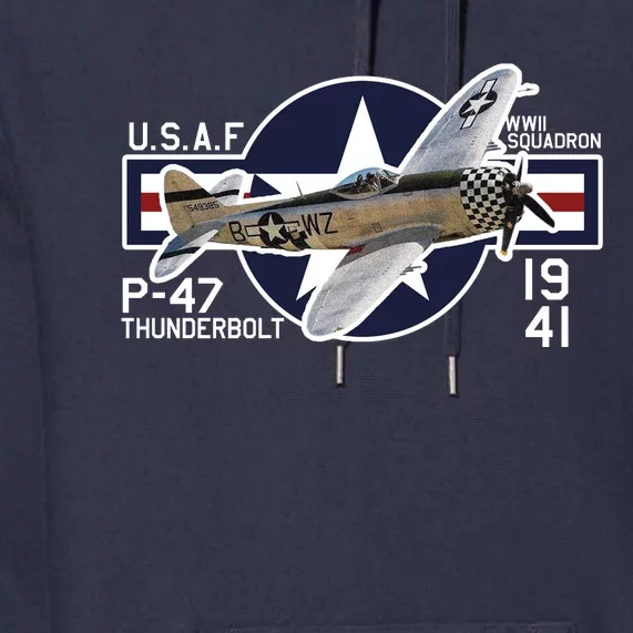 P47 Thunderbolt Ww2 Premium Hoodie