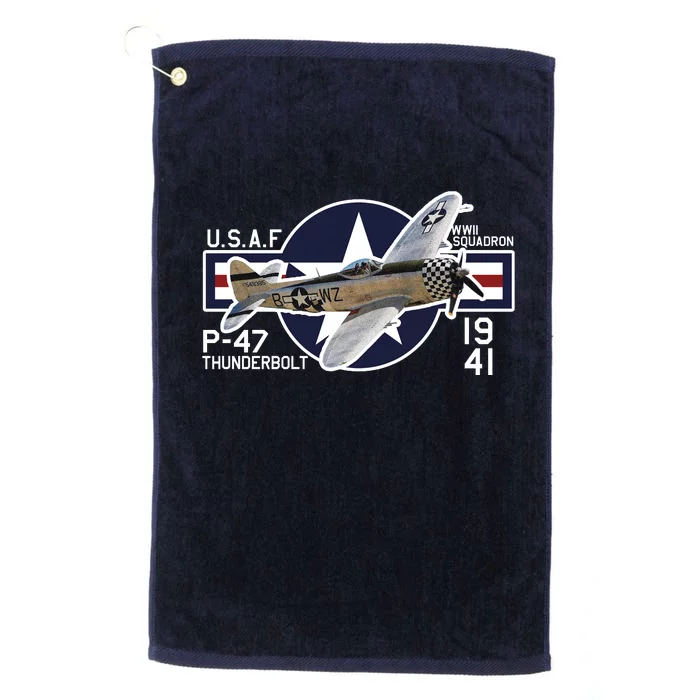 P47 Thunderbolt Ww2 Platinum Collection Golf Towel