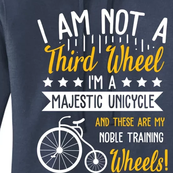 Professional Third Wheel Unicycle Dating Humor Sarcasm Gift Women's Pullover Hoodie