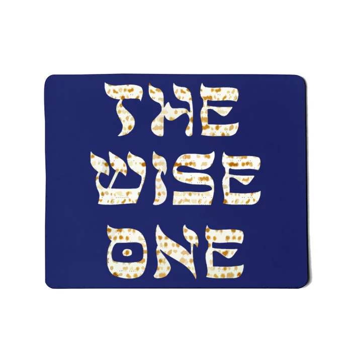 Passover The Wise One Funny Pesach Gift Mousepad