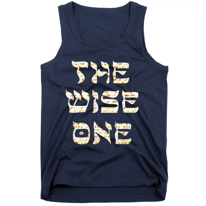 Passover The Wise One Funny Pesach Gift Tank Top