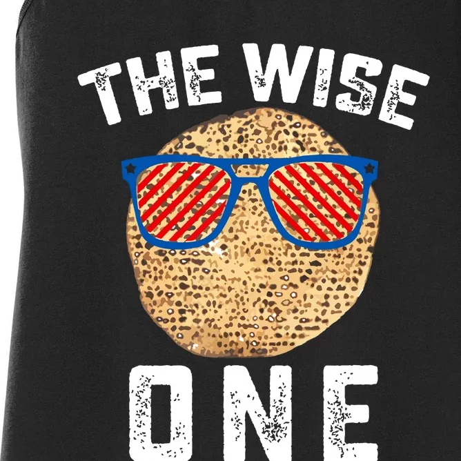 Passover The Wise One Jewish Pesach Funny Matzo Jew Holiday Women's Racerback Tank