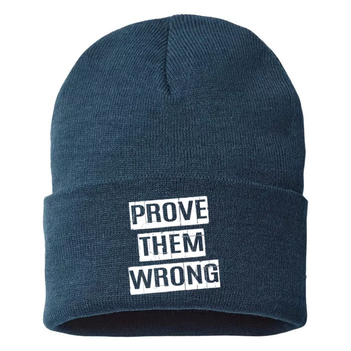 Prove Them Wrong Sustainable Knit Beanie