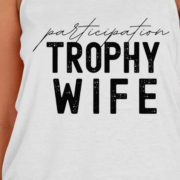 Participation Trophy Wife Women's Knotted Racerback Tank