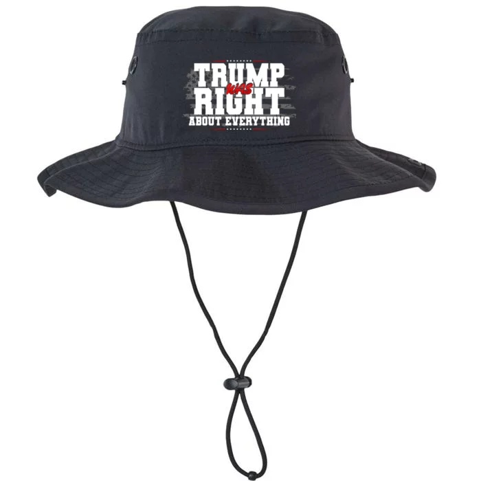 Patriotic Trump Was Right About Everything USA Flag Legacy Cool Fit Booney Bucket Hat