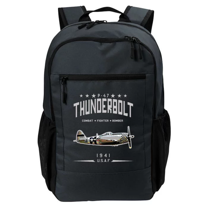 P47 Thunderbolt Ww2 Fighter Plane Daily Commute Backpack