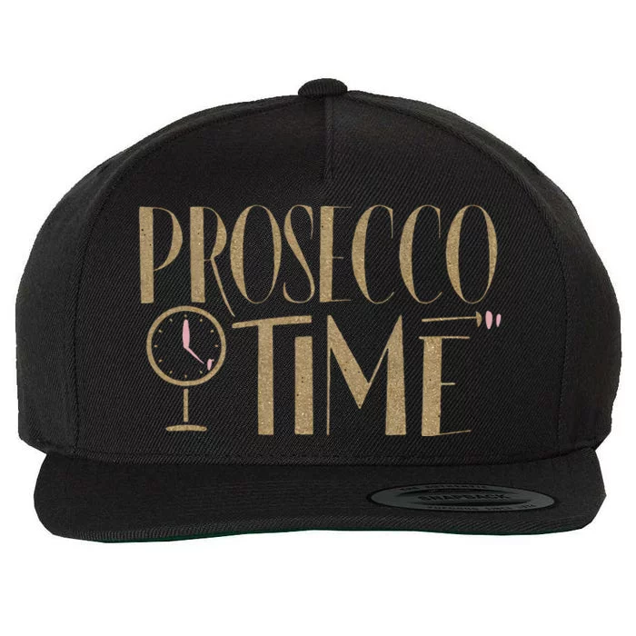 Prosecco Time Women Parties Night Out Cocktail Party Wool Snapback Cap