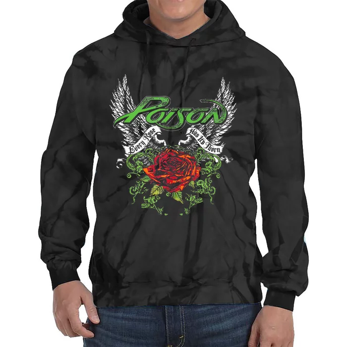 P.O.I.S.O.N Thorns & Wings Tie Dye Hoodie