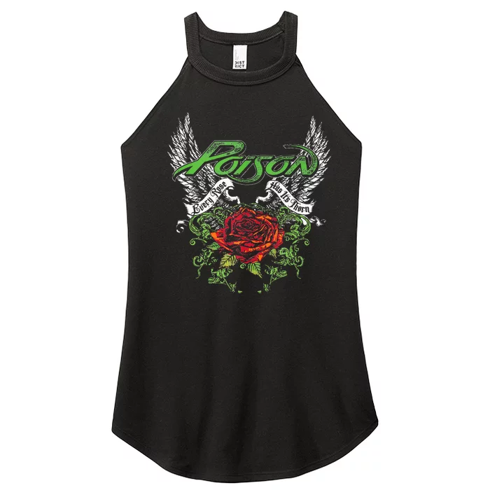 P.O.I.S.O.N Thorns & Wings Women’s Perfect Tri Rocker Tank