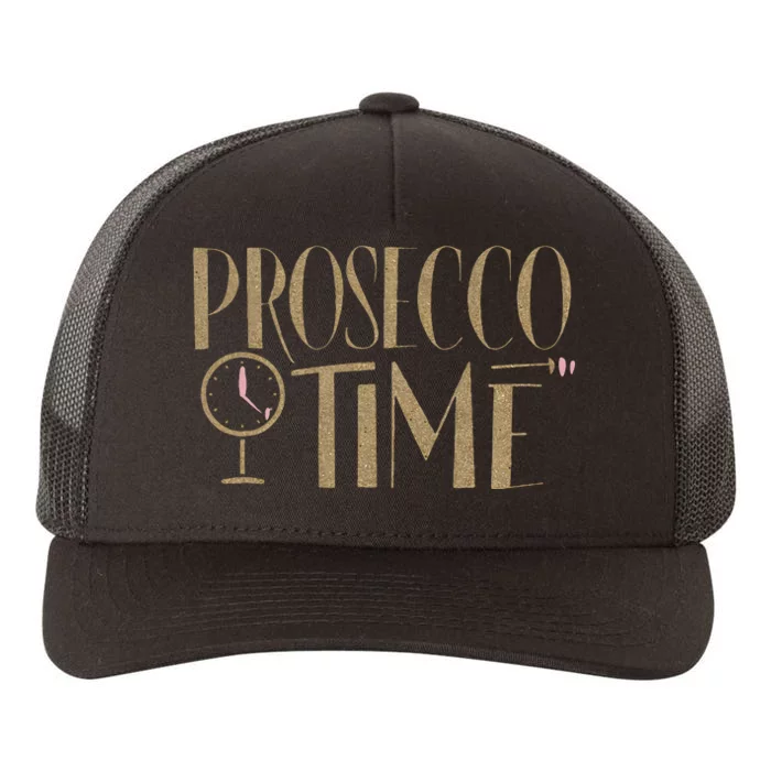 Prosecco Time Wo Parties Girl Night Out Cocktail Party Yupoong Adult 5-Panel Trucker Hat