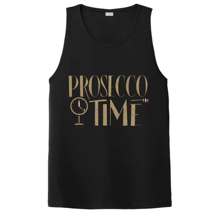 Prosecco Time Wo Parties Girl Night Out Cocktail Party Performance Tank