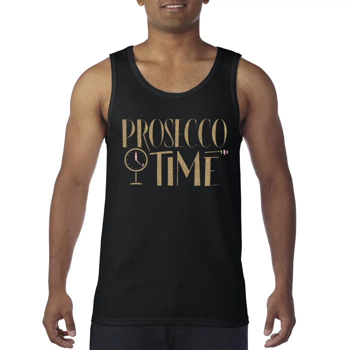 Prosecco Time Wo Parties Girl Night Out Cocktail Party Tank Top