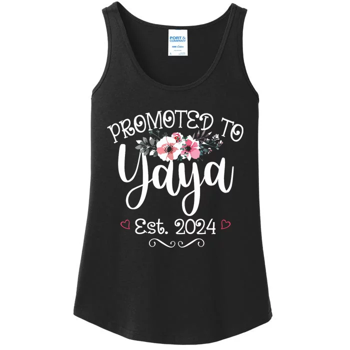 Promoted To Yaya 2024 Mothers Day Soon To Be Mom Pregnancy Ladies Essential Tank