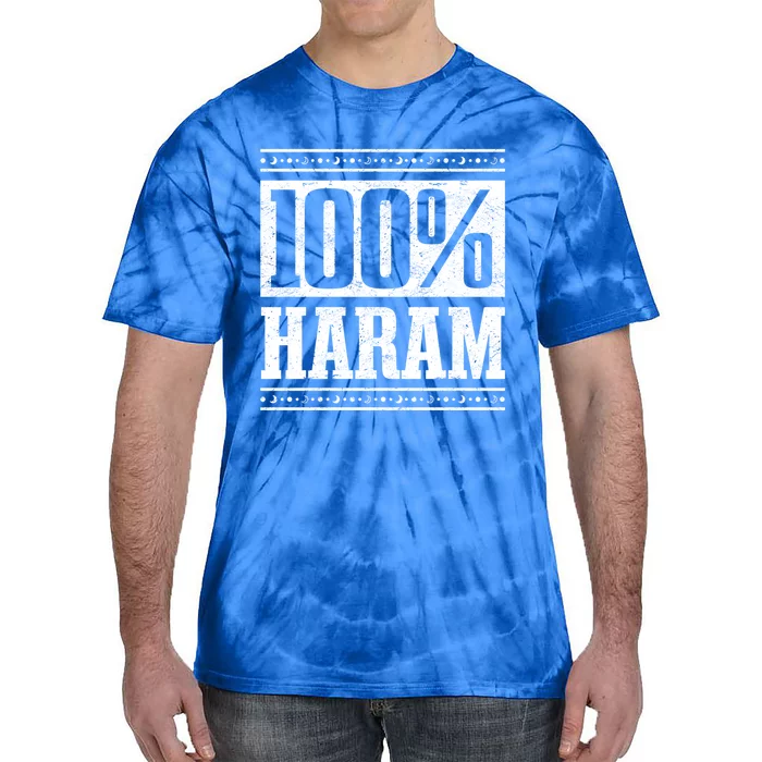 Prayer Unantastable 100% Haram Fasten Muslim Ramadan Gift Tie-Dye T-Shirt