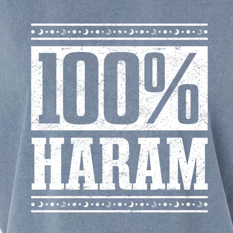 Prayer Unantastable 100% Haram Fasten Muslim Ramadan Gift Garment-Dyed Women's Muscle Tee