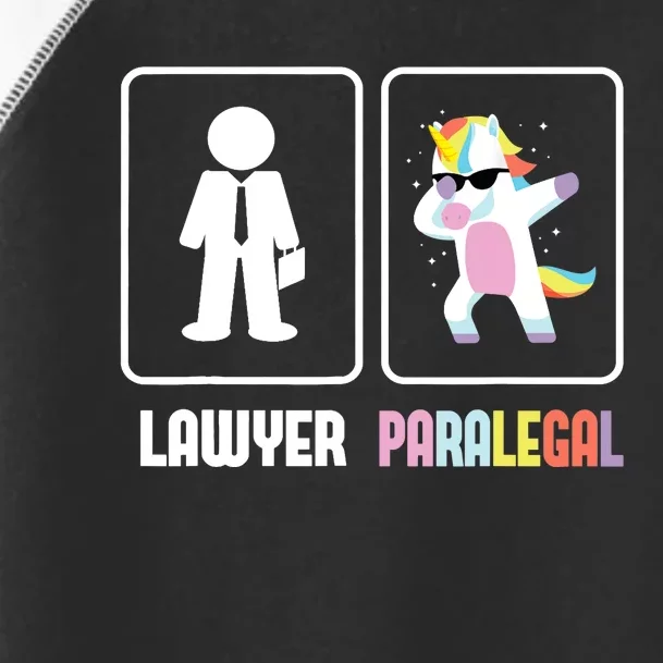 Paralegal Unicorn Attorney Assistant Law Firm Justice Toddler Fine Jersey T-Shirt