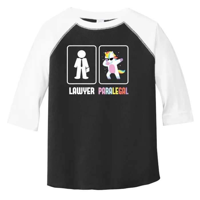 Paralegal Unicorn Attorney Assistant Law Firm Justice Toddler Fine Jersey T-Shirt