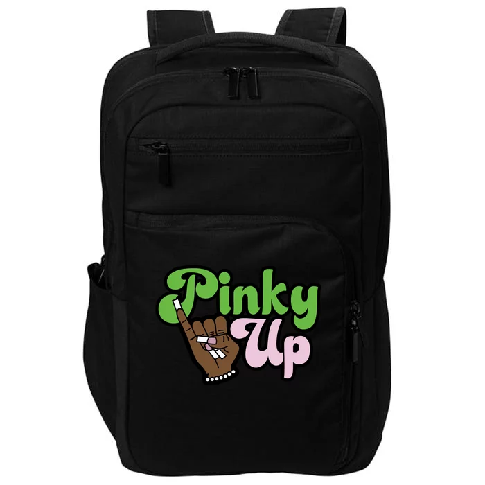 Pinky Up Aka Inspired Greek Sorority Impact Tech Backpack