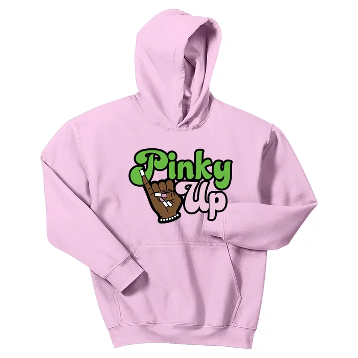 Pinky Up Aka Inspired Greek Sorority Kids Hoodie