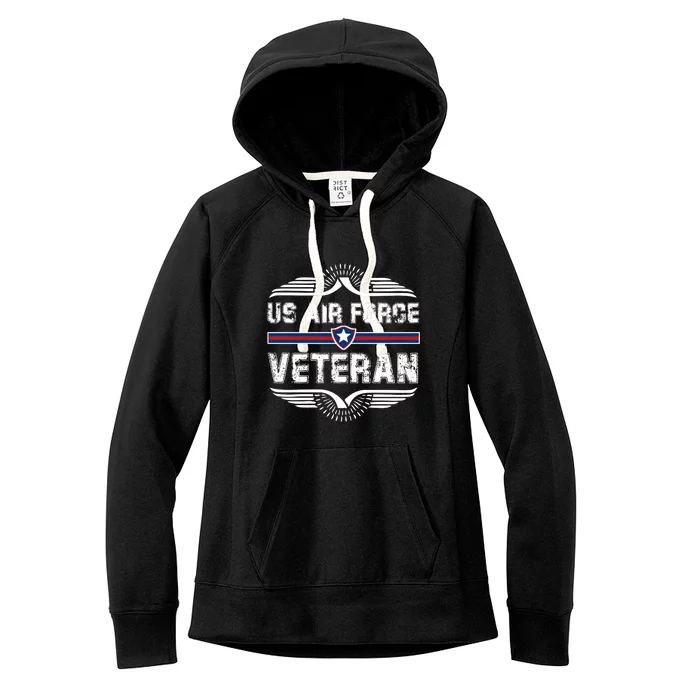 Proud US Air Force Veteran Women's Fleece Hoodie