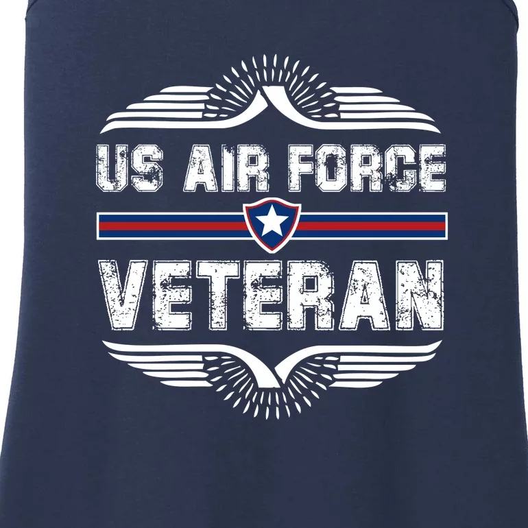 Proud US Air Force Veteran Ladies Essential Tank