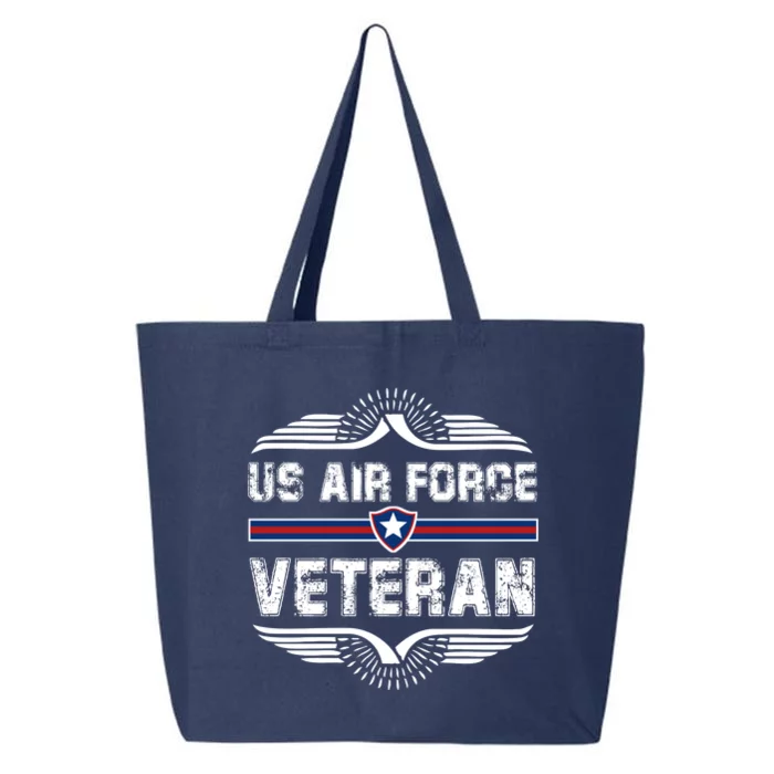 Proud US Air Force Veteran 25L Jumbo Tote