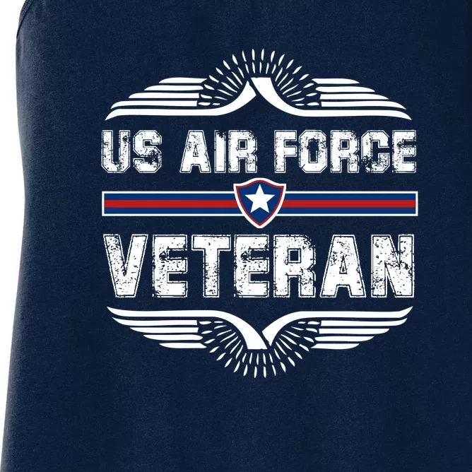 Proud US Air Force Veteran Women's Racerback Tank