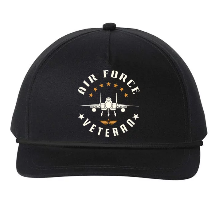 Proud US Air Force Veteran Snapback Five-Panel Rope Hat