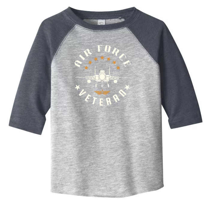 Proud US Air Force Veteran Toddler Fine Jersey T-Shirt