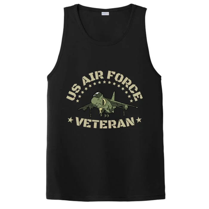 Proud Us Airforce Veteran Performance Tank