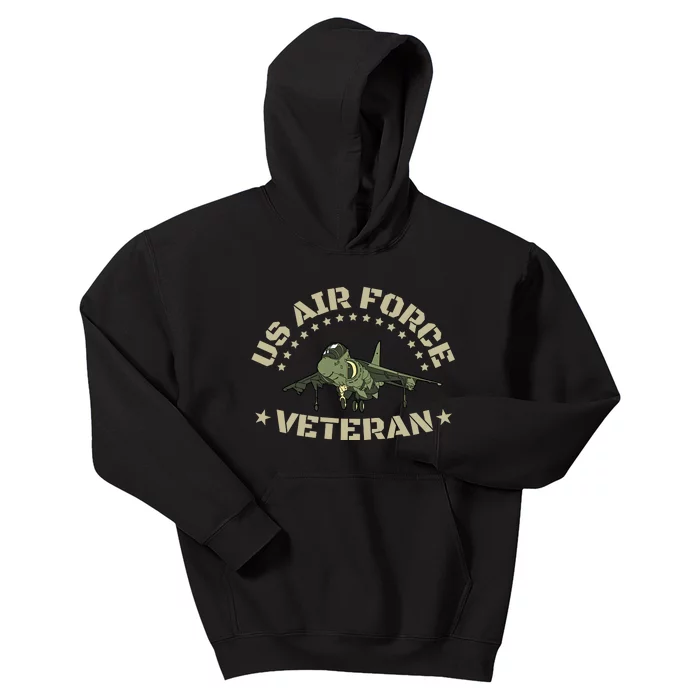 Proud Us Airforce Veteran Kids Hoodie