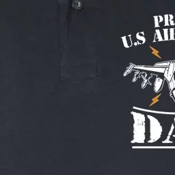 Proud Us Airforce Dad Softstyle Adult Sport Polo