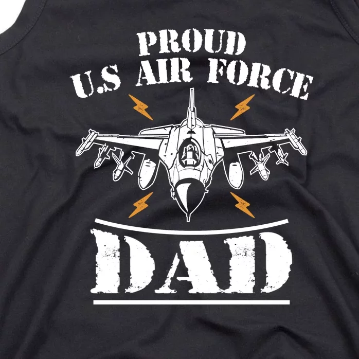 Proud Us Airforce Dad Tank Top