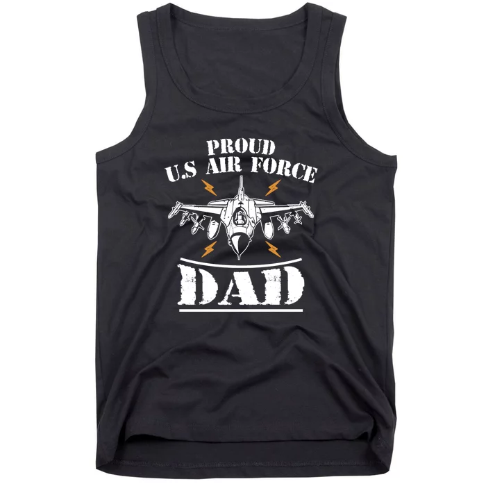 Proud Us Airforce Dad Tank Top