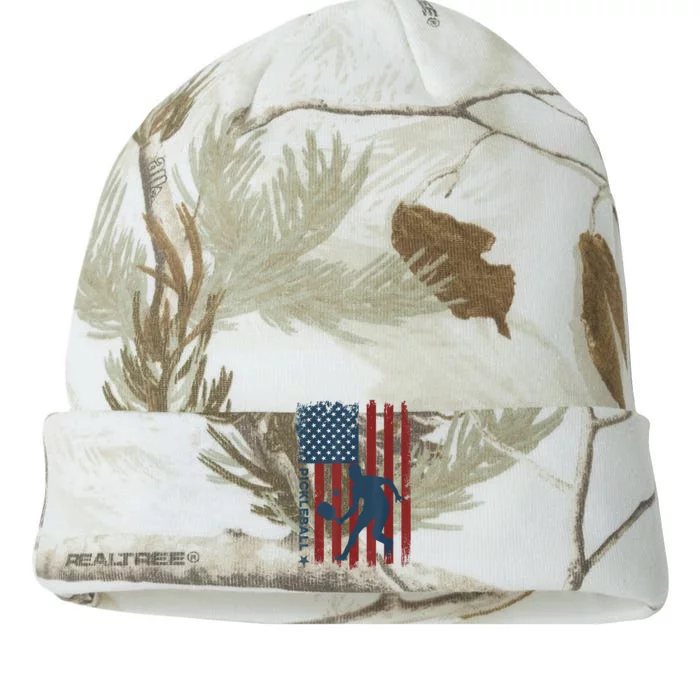 Pickleball Usa American Flag Pickle Ball Player Kati - 12in Camo Beanie